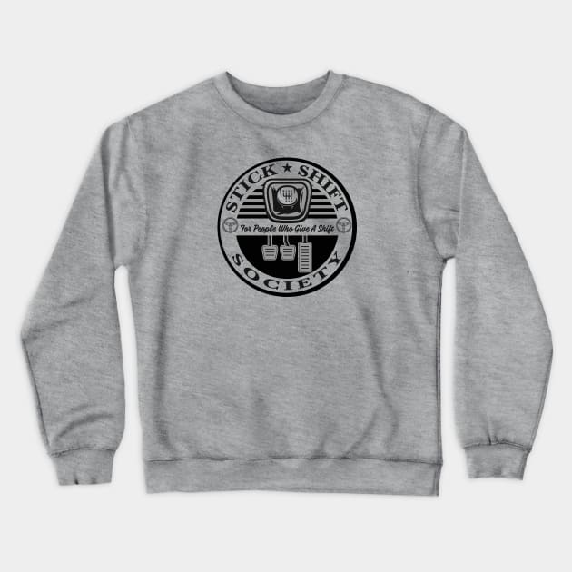 Stick Shift Society Crewneck Sweatshirt by Alema Art